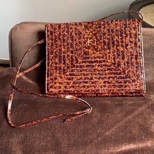 🌞Fabulous Vintage Patent Leather Envelope Crossbody!!
